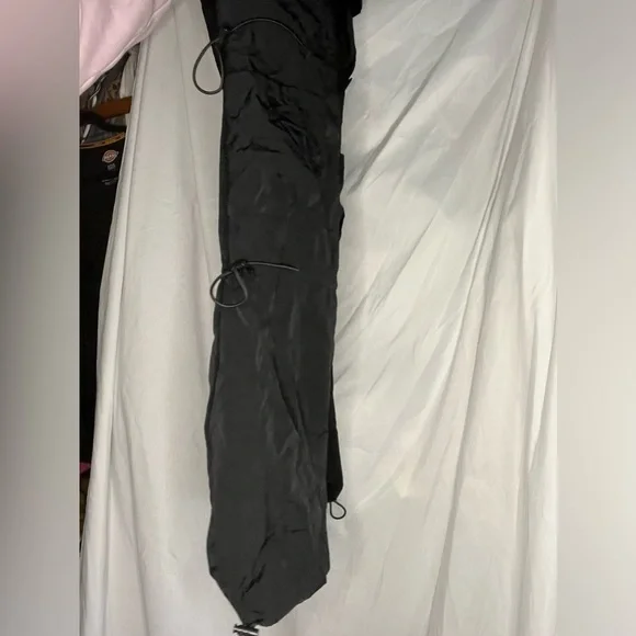 Like New The Chloe Nylon parachute pants by Garage size small in black, sold out - Picture 8 of 13